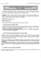 Compte rendu de la séance du Conseil Municipal du 27 Avril 20262